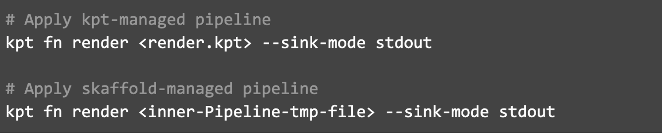 render command