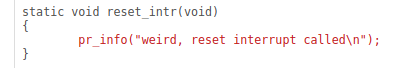 PC values associated to the line are not executed and these PC values are in functions that are not executed either
