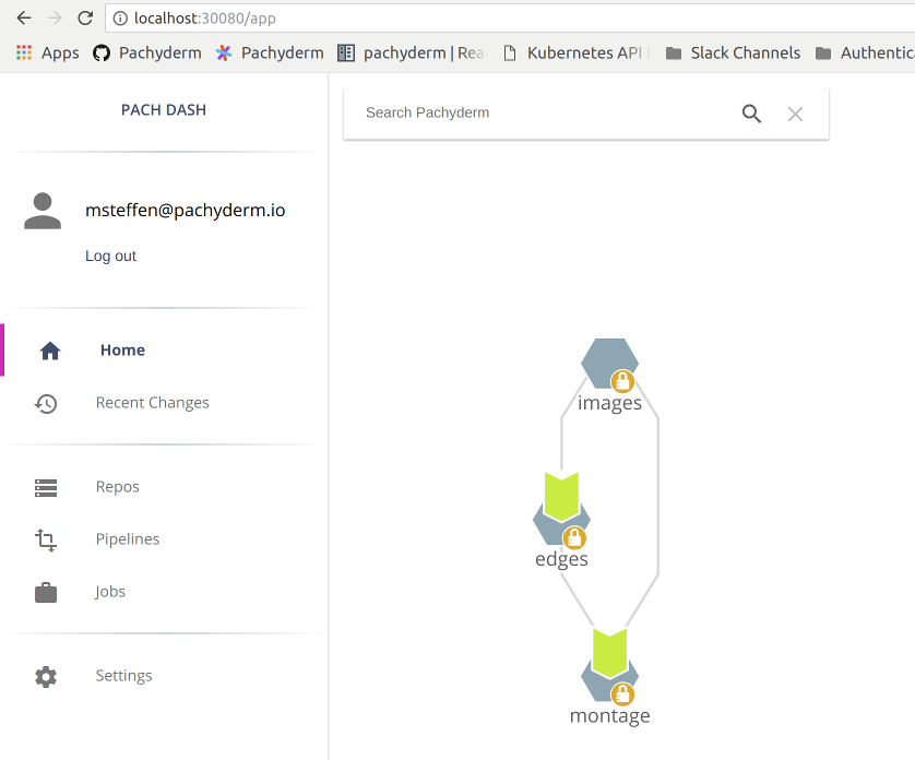 Dash with locked repos